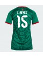Mexiko Israel Reyes #15 Replika Hemmakläder Dam VM 2026 Kortärmad Mexiko Israel Reyes #15 Replika Hemmakläder Dam VM 2026 Kortärmad